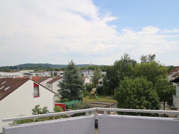 Blick vom Balkon 