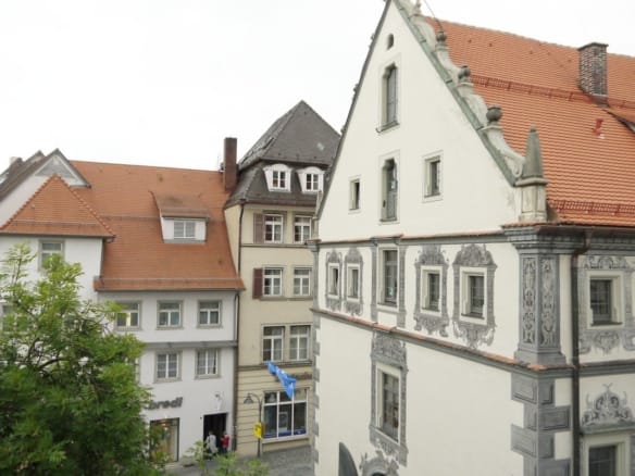 Blick aus dem Wohnzimmer