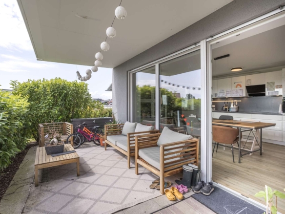 4,5 Zimmer-Erdgeschosswohnung mit Gartenanteil in beliebter Lage